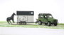 Bruder Coche Land Rover con Transporte Caballos Coche 28x13,8x15,3 cm Remolque 34x14x18 cm