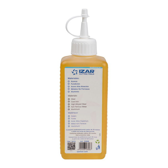 IZAR Aceite de corte / refrigerante universal líquido para metales ferrosos, 250 ml
