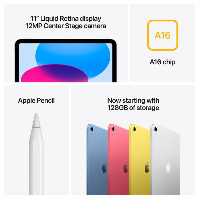 Apple iPad 11 (2025) Wi-Fi 512 GB Amarillo