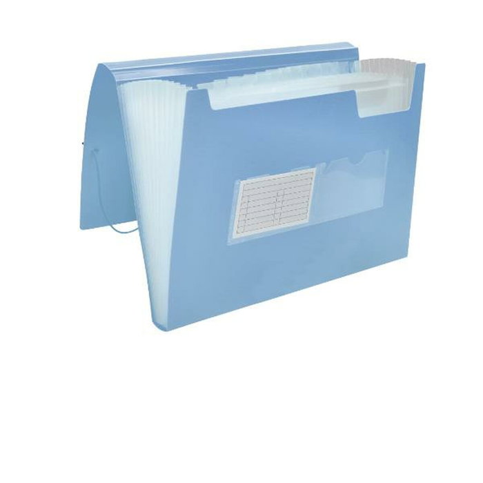 Liderpapel Carpeta Clasificadora Fuelle Polipropileno DIN A4 Celeste Opaco 13 Departamentos Liderpapel Carpeta Clasificadora Fuelle Polipropileno DIN A4 Celeste Opaco 13 Departamentos