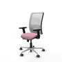 PIQUERAS Y CRESPO Silla de oficina Zulema Rosa y Blanco