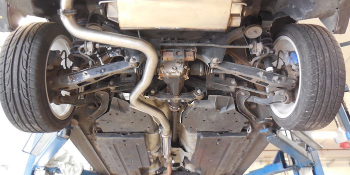 Fox Silenciador Delantero para Subaru Impreza GHD