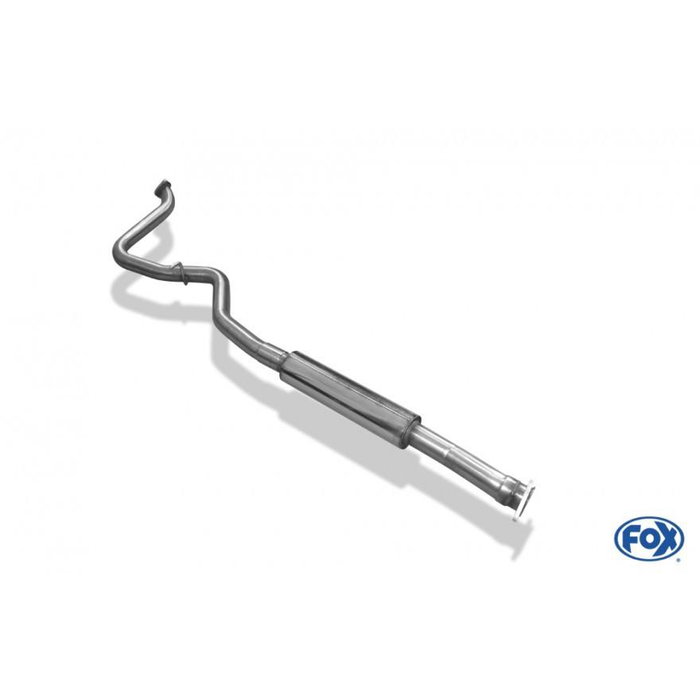 Fox FXSU042020-VSD Silencioso Delantero para Subaru Impreza Ghd Schrägheck 2.0 D 110kW desde 2011, 63.5mm, Homologación ECE