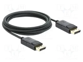 DeLOCK Cable DisplayPort 8K 60 Hz, 2 m, Negro
