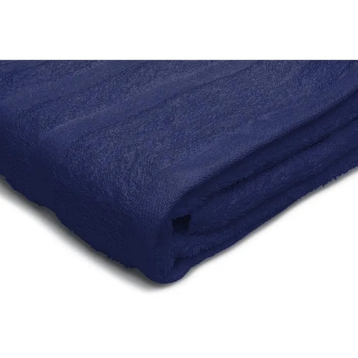 Lovely Home Juego de 2 toallas de ducha 70 x 140 cm Azul marino LOV3701393716543 Lovely Home Juego de 2 toallas de ducha 70 x 140 cm Azul marino LOV3701393716543