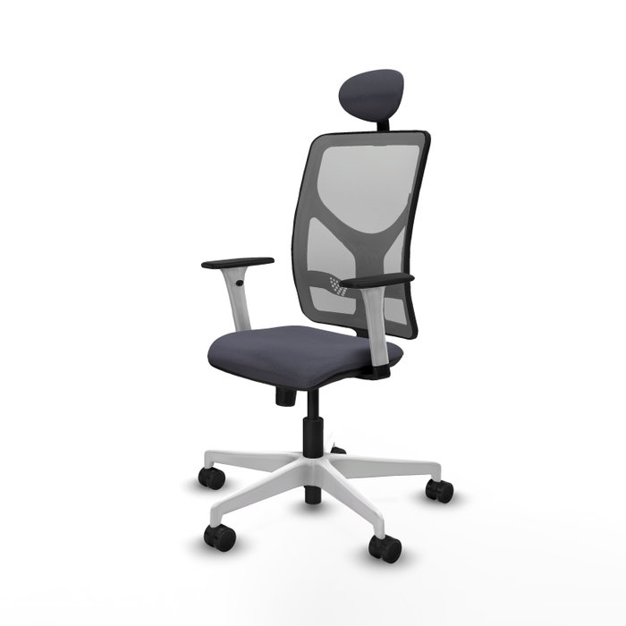PIQUERAS Y CRESPO Silla de oficina Motilla con mecanismo Sincro, Gris