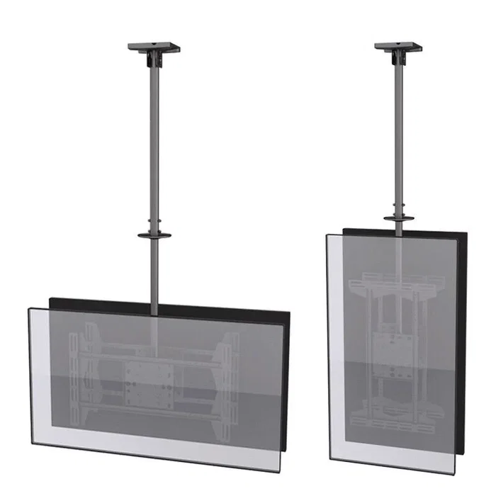EQUIP Soporte de techo doble para dos pantallas de 32-65 pulgadas EQUIP Soporte de techo doble para dos pantallas de 32-65 pulgadas