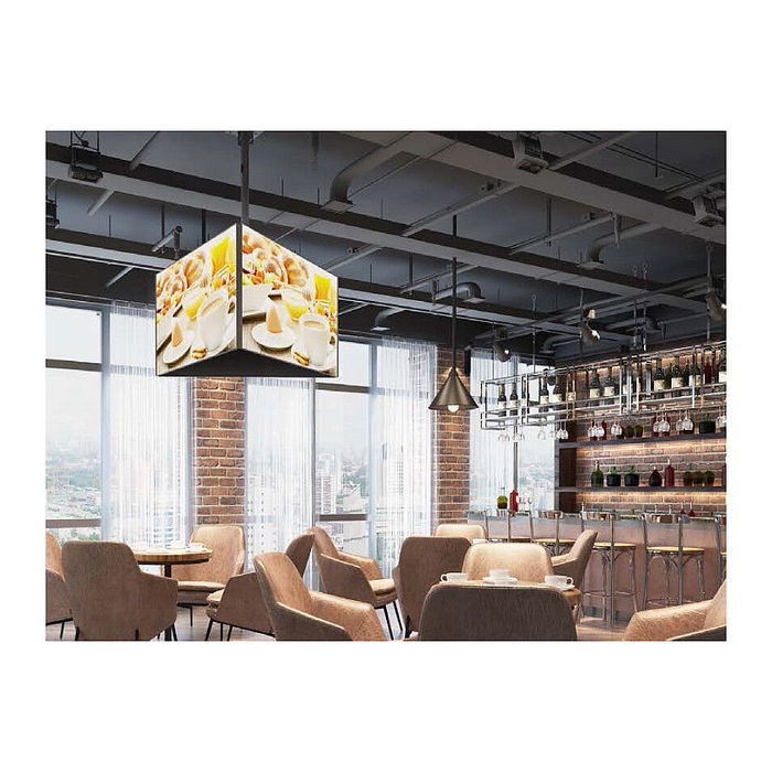 EQUIP Soporte TV Techo Doble Pantalla 39"-75" 2TFT hasta 80kg Inclinable Ajustable Negro