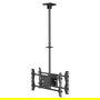 EQUIP Soporte TV Techo Doble Pantalla 39"-75" 2TFT hasta 80kg Inclinable Ajustable Negro