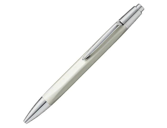 Caran d'ache Alchemix Bolígrafo Laca Blanca y Portaminas 0,7 mm con Estuche Caran d'ache Alchemix Bolígrafo Laca Blanca y Portaminas 0,7 mm con Estuche