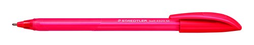 Staedtler Bolígrafo Ball 4320 M 1,0mm Triangular Rojo Caja 10 Ud