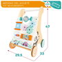 Andador con ruedas Woomax Centro de actividades 2 Unidades 29,5 x 47 x 33 cm