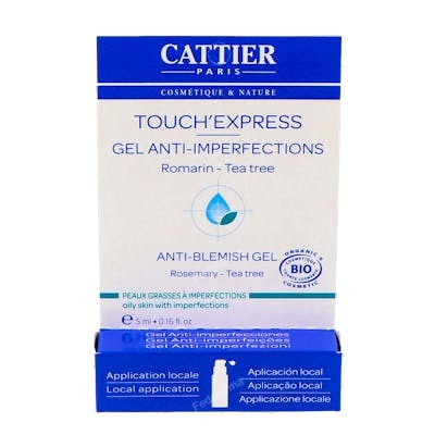 Cattier Touch Express Tratamiento Antiacné con Árbol Té y Menta, 5 ml
