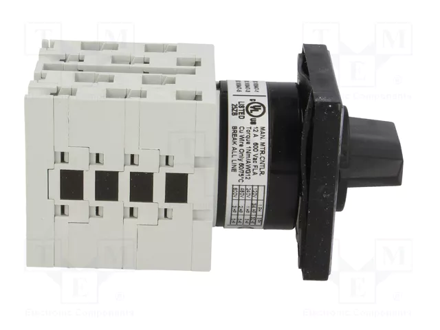 LOVATO ELECTRIC Interruptor de leva GX de 2 posiciones, 16A LOVATO ELECTRIC Interruptor de leva GX de 2 posiciones, 16A