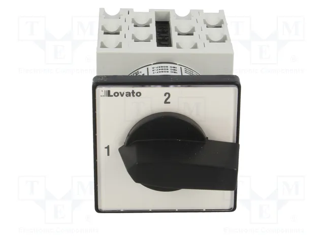 LOVATO ELECTRIC Interruptor de leva GX de 2 posiciones, 16A LOVATO ELECTRIC Interruptor de leva GX de 2 posiciones, 16A
