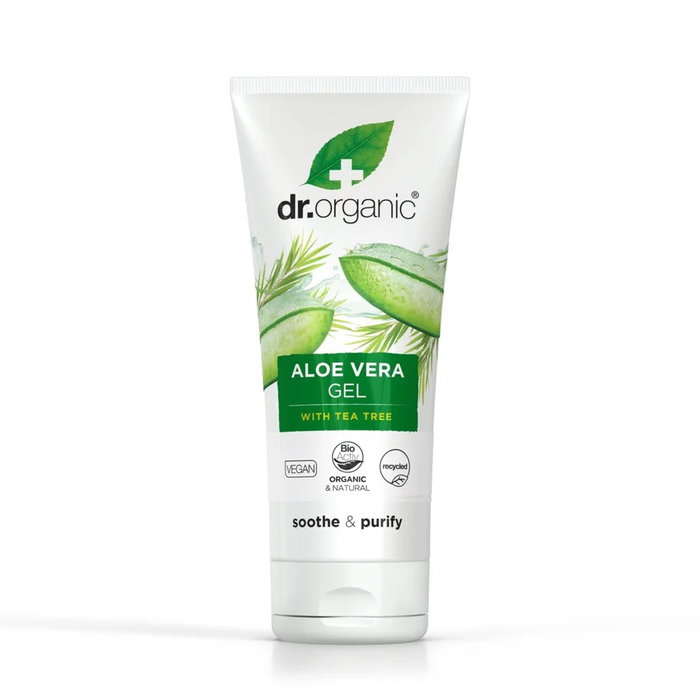 Dr. Organic Gel de Aloe Vera con Árbol de Té y Árnica 200 ml