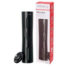 Vassary Sacacorchos automático Ninda Negro