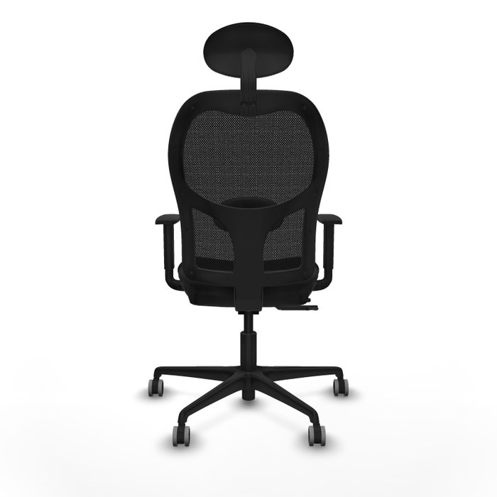 PIQUERAS Y CRESPO Silla de oficina Jorquera Negra con Mecanismo Sincro/Traslack