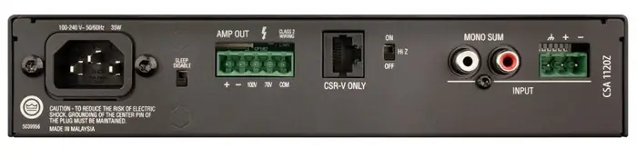 JBLPRO 1 x 80W Amplificadores de Audio