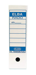 Elba Archivo Definitivo Folio Lomo 100 mm Blanco -50U-