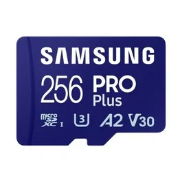 Samsung Pro Plus microSD 256GB UHS-I U3 Full HD 4K UHD 180MB/s Lectura 130MB/s Escritura Tarjeta de Memoria con Adaptador SD 2023