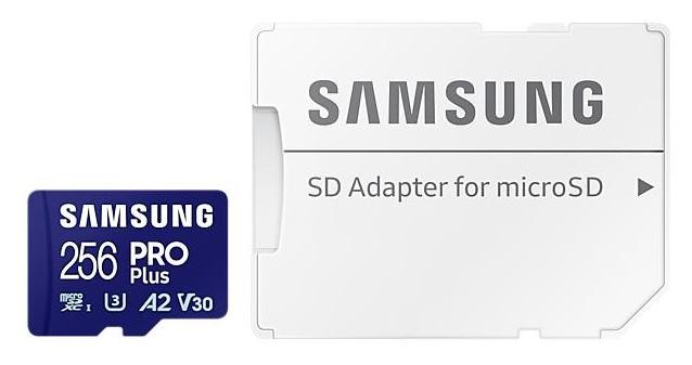 Samsung PRO Plus 256GB microSD XC Azul