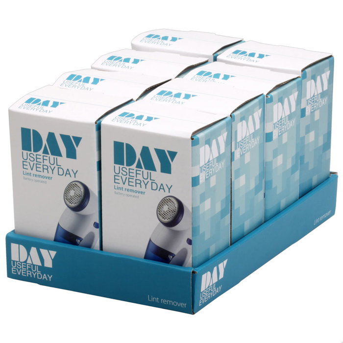 Day Máquina Quita-Pelusas para Ropa y Mantas con Depósito Extraíble y Mini-cepillo