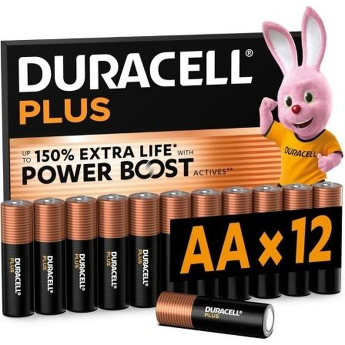 Duracell Plus Power Boost AA 1,5V Pack de 12