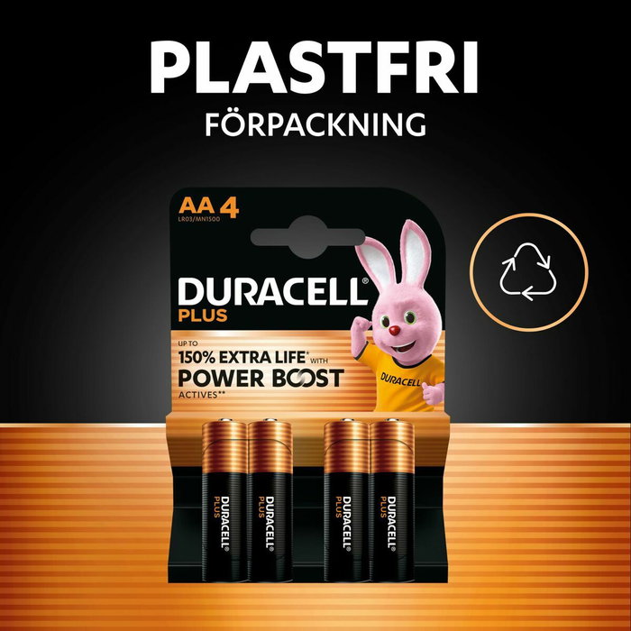 Duracell Plus Power Boost AA 1,5V Pack de 12