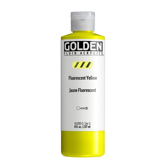 Golden Fluid Colores Acrílicos Amarillo Fluorescente 237 ml Golden Fluid Colores Acrílicos Amarillo Fluorescente 237 ml