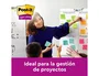 Post-it Bloc de notas adhesivas Super Sticky 76x76 mm, 90 hojas, pack de 5 colores surtidos