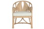 DKD Home Decor Silla de Ratán Natural con Detalles de Hoja