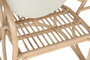 DKD Home Decor Silla de Ratán Natural con Detalles de Hoja
