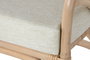 DKD Home Decor Silla de Ratán Natural con Detalles de Hoja