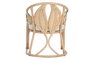 DKD Home Decor Silla de Ratán Natural con Detalles de Hoja