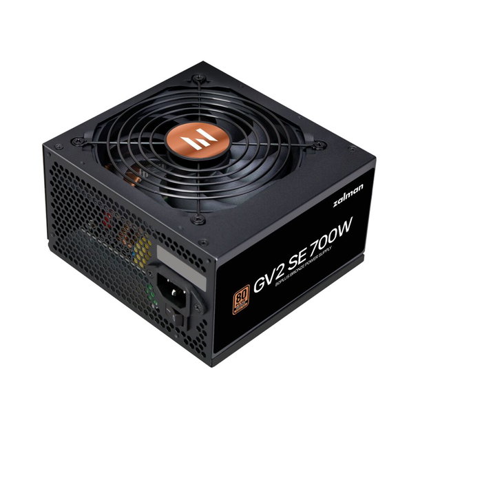ZALMAN ZM700-GV2SE Fuente de Alimentación 700 W 20+4 pin ATX Negro ZALMAN ZM700-GV2SE Fuente de Alimentación 700 W 20+4 pin ATX Negro