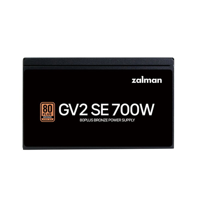 ZALMAN ZM700-GV2SE Fuente de Alimentación 700 W 20+4 pin ATX Negro ZALMAN ZM700-GV2SE Fuente de Alimentación 700 W 20+4 pin ATX Negro