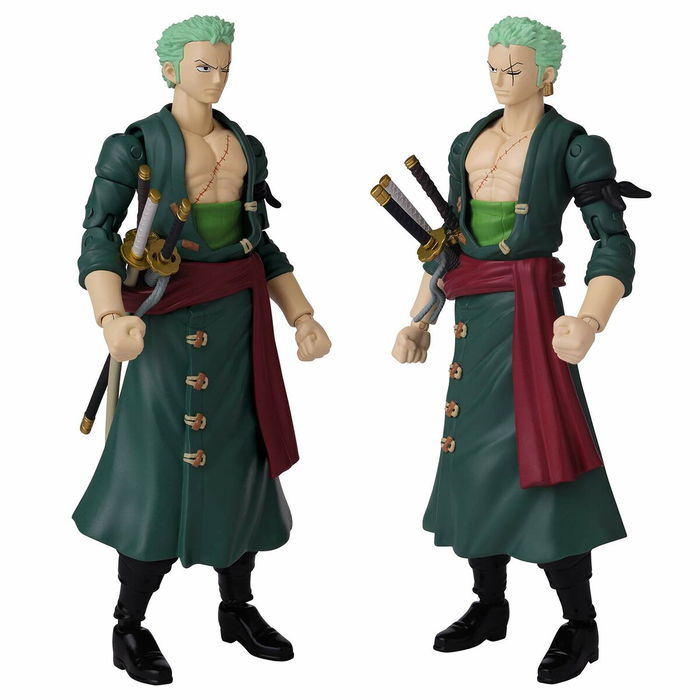Figura Articulada One Piece Anime Heroes - Roronoa Zoro 17 cm