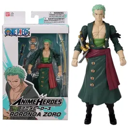 Bandai One Piece Figura Roronoa Zoro 17 cm Anime Heroes Coleccionable