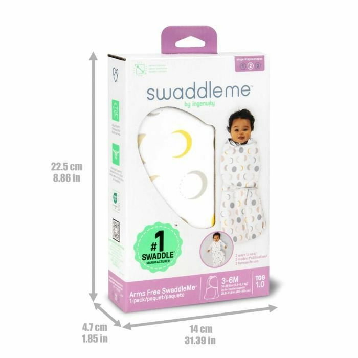 Ingenuity Saco de dormir Lunes, TOG 1, ajustable 3 a 6 meses