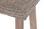 DKD Home Decor Reposapiés de Lana y Yute Trenzado a Mano