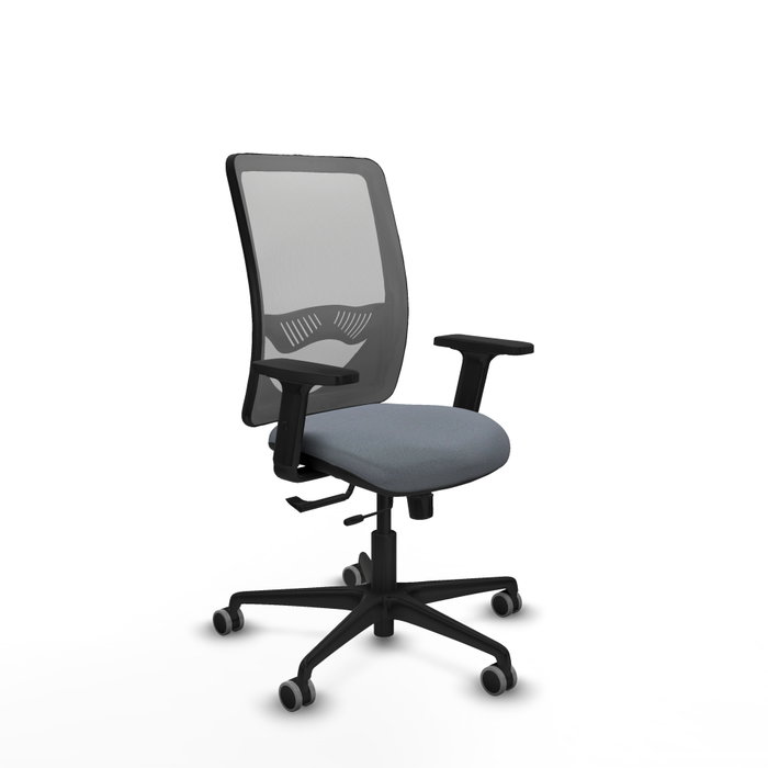 PIQUERAS Y CRESPO Silla de oficina Zulema Gris con mecanismo Sincro/Traslack PIQUERAS Y CRESPO Silla de oficina Zulema Gris con mecanismo Sincro/Traslack