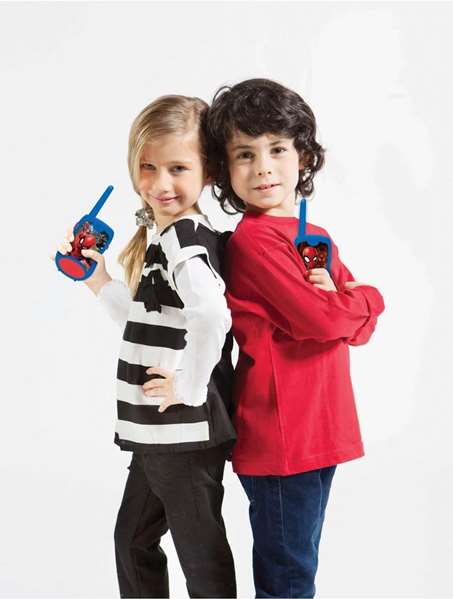 LEXIBOOK Walkie Talkies Spiderman hasta 120m