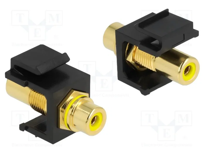 DeLOCK Módulo Keystone RCA hembra chapado en oro DeLOCK Módulo Keystone RCA hembra chapado en oro