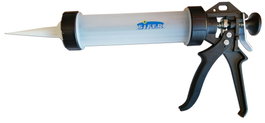 SIFER Pistola de Silicona Cerrada de Plástico 23cm para 300ml