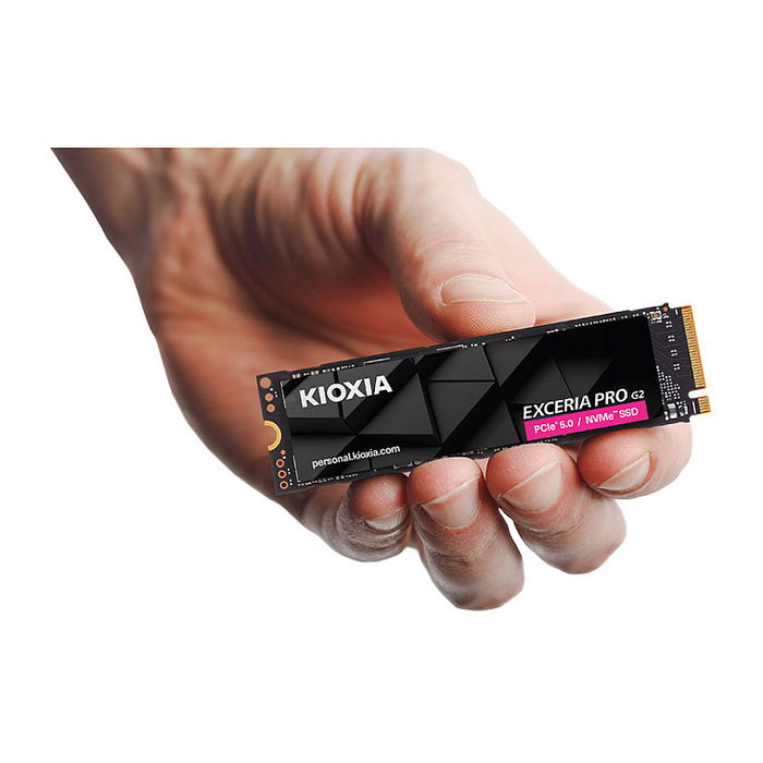 Kioxia Exceria Pro G2 LVE10Z2T04G8 SSD M.2 2TB, PCIe 5.0 NVMe, hasta 14900 MB/s Lectura Kioxia Exceria Pro G2 LVE10Z2T04G8 SSD M.2 2TB, PCIe 5.0 NVMe, hasta 14900 MB/s Lectura