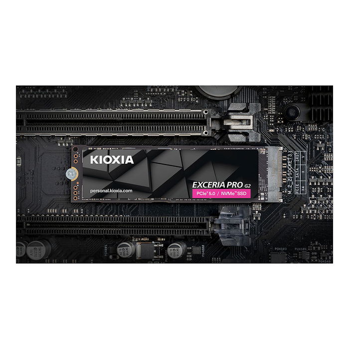 Kioxia Exceria Pro G2 LVE10Z2T04G8 SSD M.2 2TB, PCIe 5.0 NVMe, hasta 14900 MB/s Lectura Kioxia Exceria Pro G2 LVE10Z2T04G8 SSD M.2 2TB, PCIe 5.0 NVMe, hasta 14900 MB/s Lectura