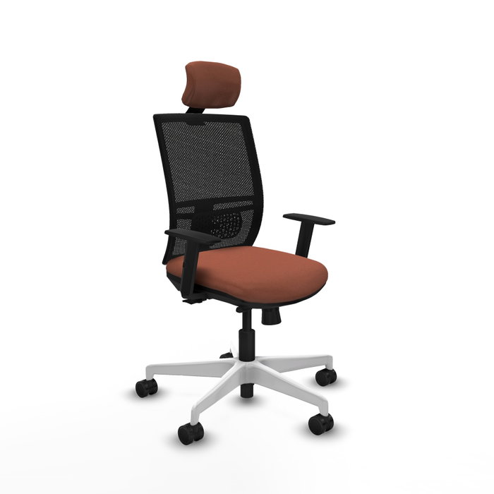PIQUERAS Y CRESPO Silla de oficina Yunquera con mecanismo Sincro/Traslack, Marrón y Negro PIQUERAS Y CRESPO Silla de oficina Yunquera con mecanismo Sincro/Traslack, Marrón y Negro