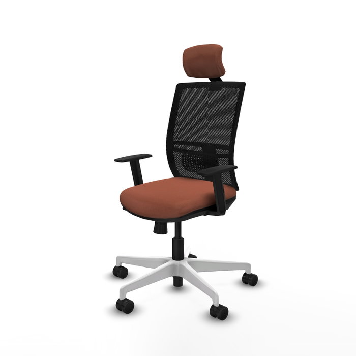 PIQUERAS Y CRESPO Silla de oficina Yunquera con mecanismo Sincro/Traslack, Marrón y Negro PIQUERAS Y CRESPO Silla de oficina Yunquera con mecanismo Sincro/Traslack, Marrón y Negro