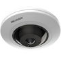 Hikvision Cámara IP Fisheye 5MP 1.05mm IR8 WDR 12V/PoE con Audio y Alarma